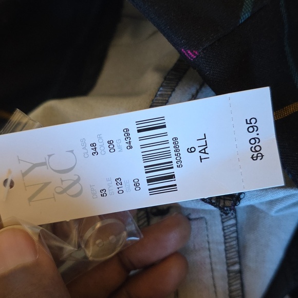 New York And Company Audrey High-Waisted Ankle Pant Tall Size 6 - Picture 5 of 11